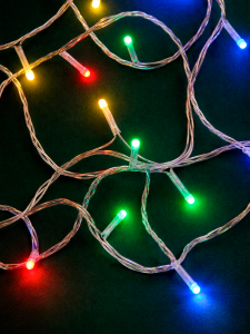 Огонек OG-LDG03 гирлянда LED Мультицвет (100 ламп, 220В)